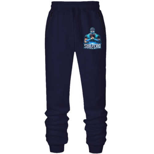 Штаны из футера без начеса Mortal Kombat Subzero