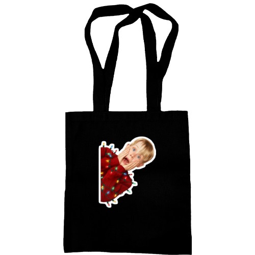 Сумка шоппер Кевин из Один Дома с гирляндой