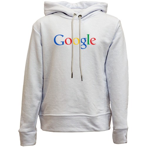 Дитячій худі без флісу з різнокольоровим логотипом Google