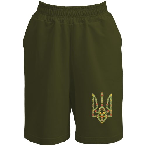 Шорти з квітковим гербом України