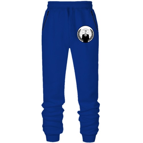 Штаны из футера без начеса Anonymous World