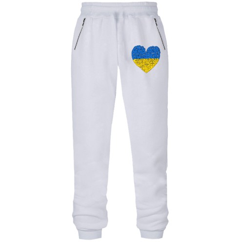 Штаны из футера без начеса Украинское общество - сердце