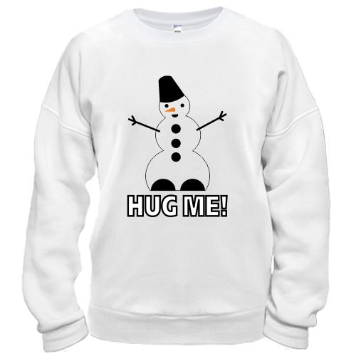 Світшот зі сніговиком Hug me!