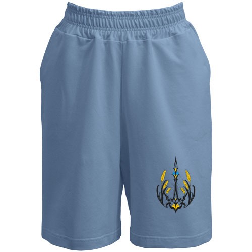 Шорти зі стилізованим Тризубом із колосків