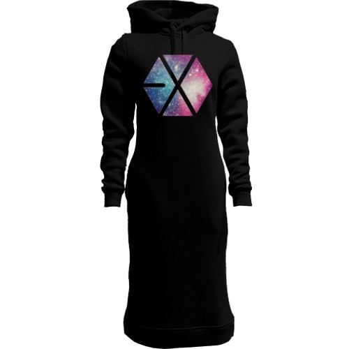 Жіночі толстовки-плаття EXO (космос)