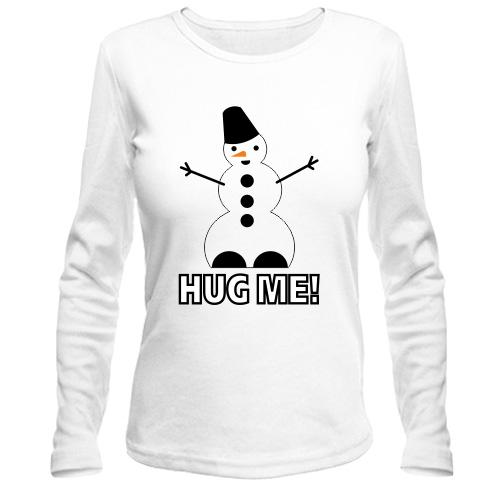 Лонгслів зі сніговиком Hug me!