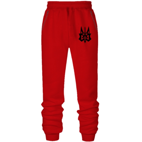 Штаны из футера без начеса Стилизованный герб Украины