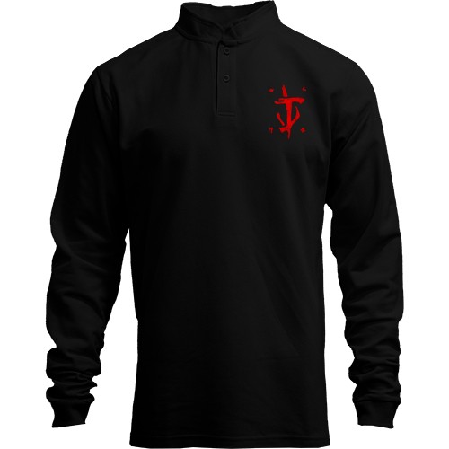 Лонгслив поло со стойкой Doom Slayer mark