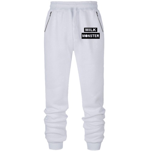 Штаны из футера без начеса Milk Monster