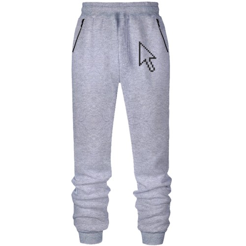 Штани з футера без начісу з курсором