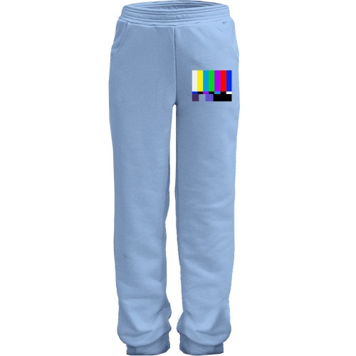 Дитячі штани з телевізійної тест-таблицею