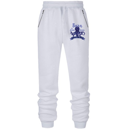 Штаны из футера без начеса Born to Dive