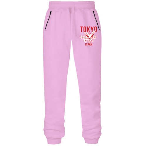 Штаны из футера без начеса Tokyo Japan