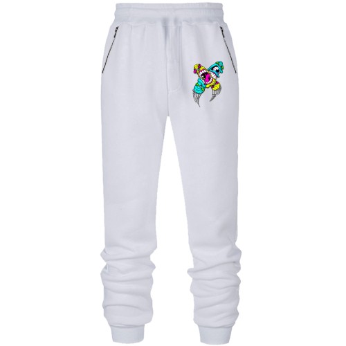 Штани з футера без начісу Monsters Монстр Скейт