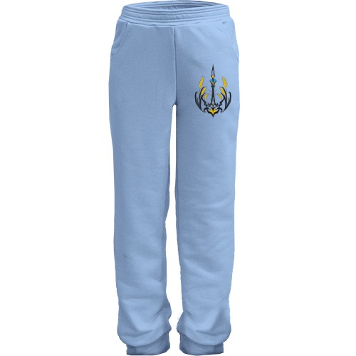 Дитячі штани зі стилізованим Тризубом із колосків