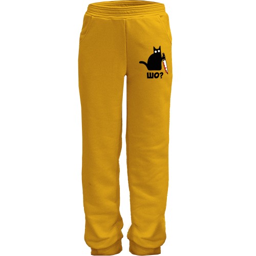 Дитячі штани з котом 