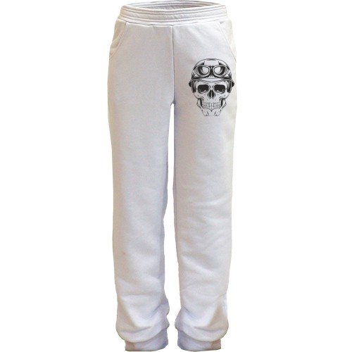 Дитячі штани з черепом в шоломі