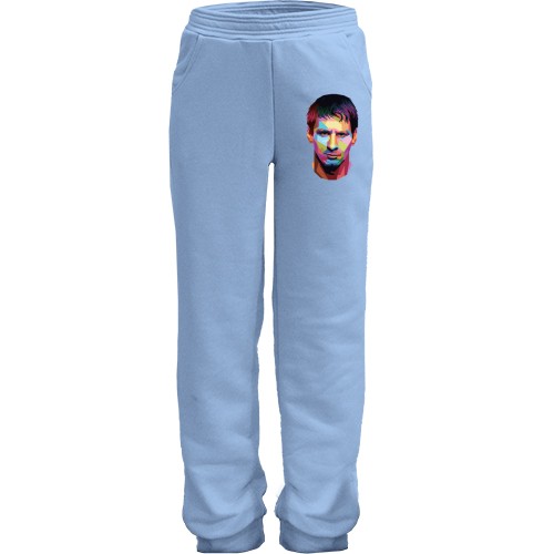 Детские штаны с портретом Месси