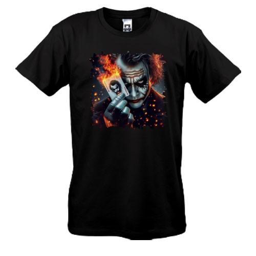 Футболка Joker (у вогні)