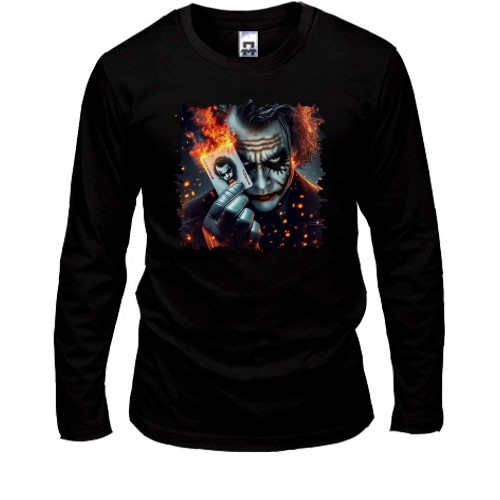 Лонгслив Joker (у вогні)