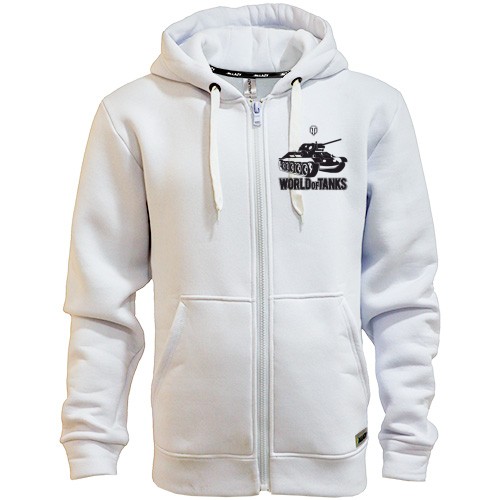 Худи на молнии   WOT с танком