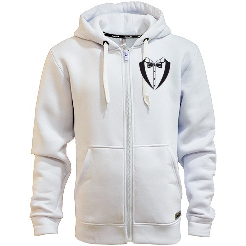 Худі на блискавці Смокінг з метеликом