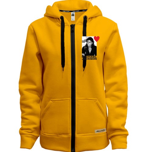 Худи на молнии Люблю Майкла Джексона