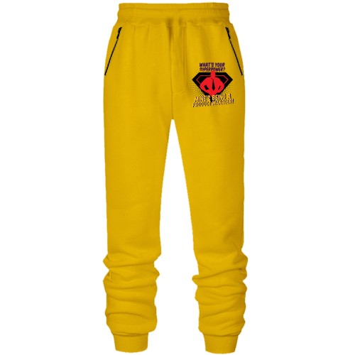 Штаны из футера без начеса для продажника