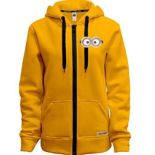 Худи на молнии Глаза миньона