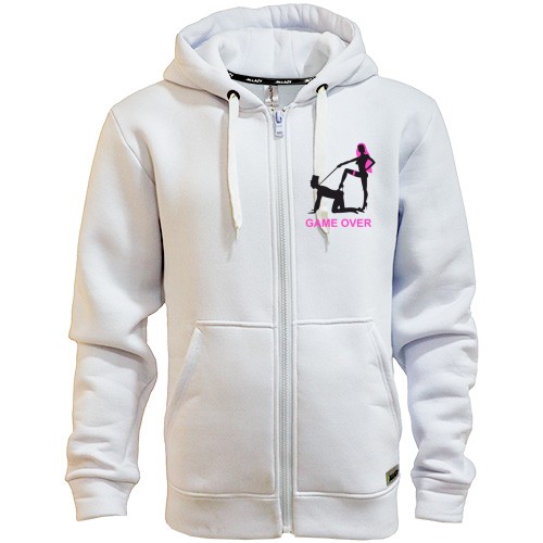 Худи на молнии Game over свадьба