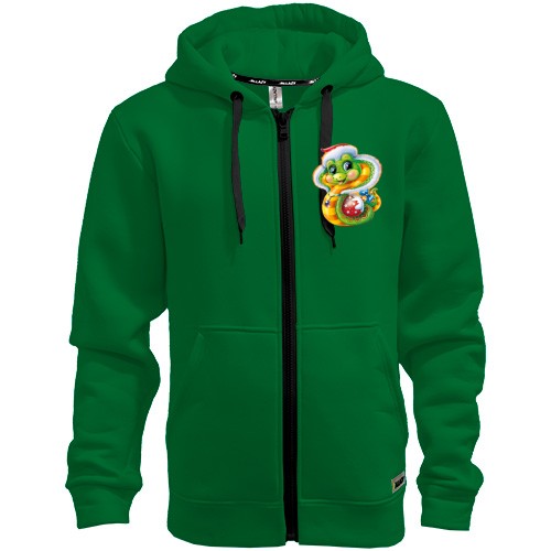 Худі на блискавці Новорічна змія