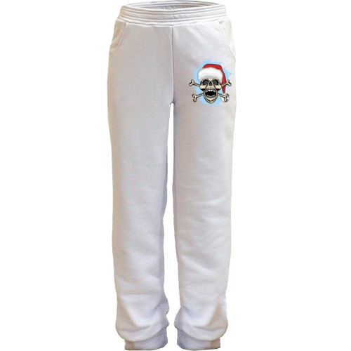Детские штаны Новогодний череп