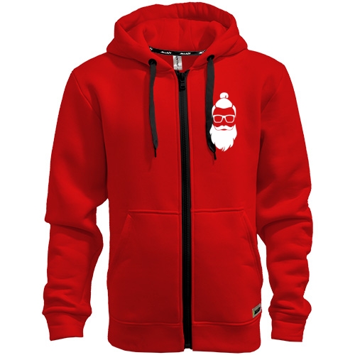 Худі на блискавці Дід Мороз хіпстер