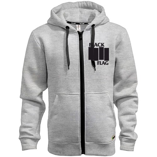 Худи на молнии Black Flag