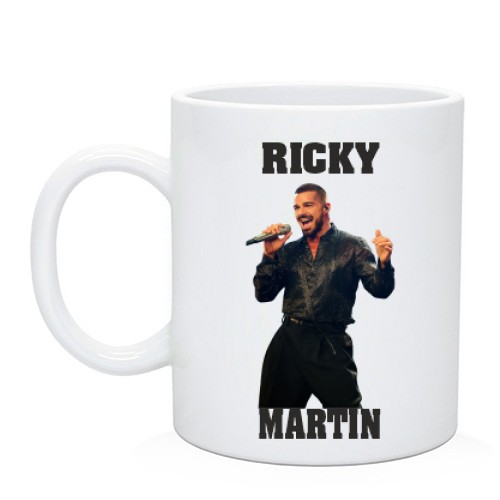 Чашка Ricky Martin - livin' la vida loca