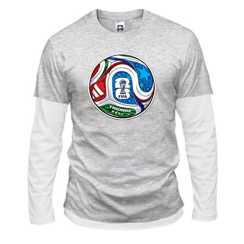 Комбинированный лонгслив Мяч Чемпионата Мира 2026
