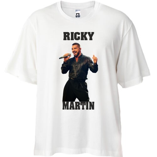 Футболка Oversize Ricky Martin - livin' la vida loca