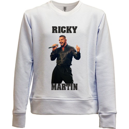 Детский свитшот без начеса Ricky Martin - livin' la vida loca