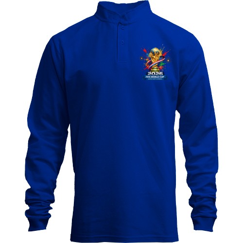 Лонгслив поло со стойкой Чемпионат Мира (2)