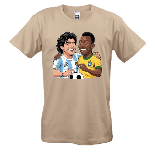 Футболка Maradona & Pele