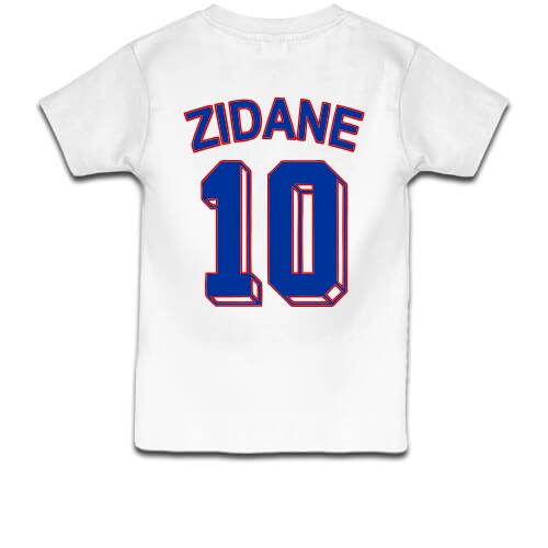 Детская футболка Zinédine Zidane