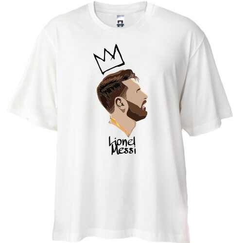 Футболка Oversize Lionel Messi King