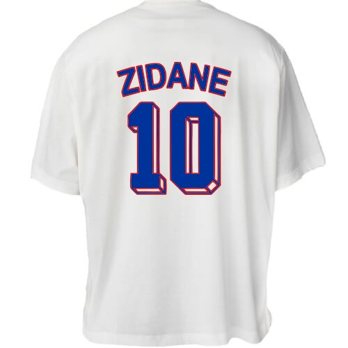 Футболка Oversize Zinédine Zidane