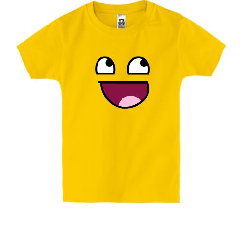 Детская футболка с изображением мема Epic Face