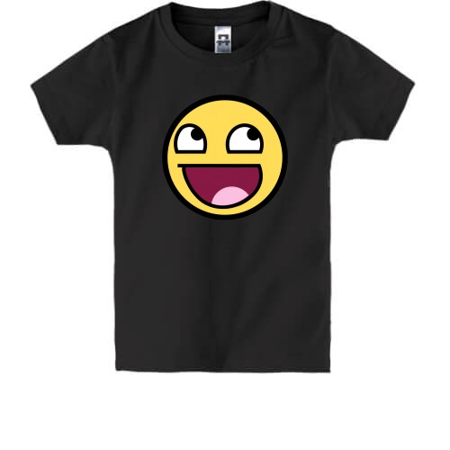 Детская футболка с жёлтым смайлом Epic Face