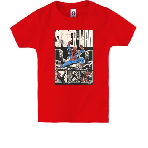 Детская футболка Постер Spider-Man