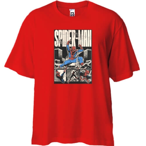 Футболка Oversize Постер Spider-Man