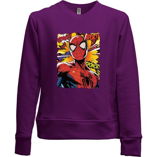 Детский свитшот без начеса Comics Spider-Man