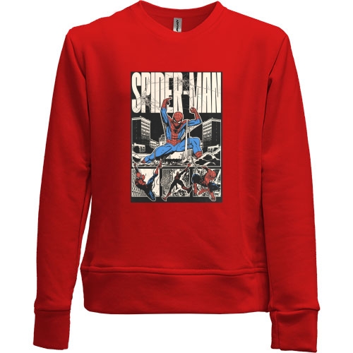 Детский свитшот без начеса Постер Spider-Man