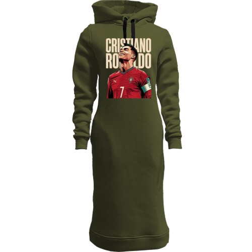 Женская толстовка-платье Cristiano Ronaldo (2)